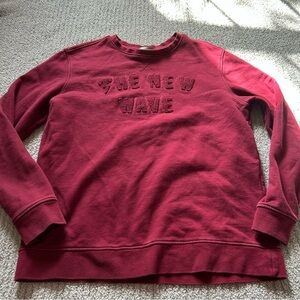 TACKMA 'The New Wave' Sweatshirt Red Size Large